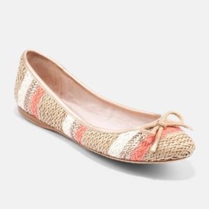 VINCE CAMUTO Lyon Woven Ballet Flats